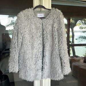 BCBGeneration Faux Fur Grey Jacket